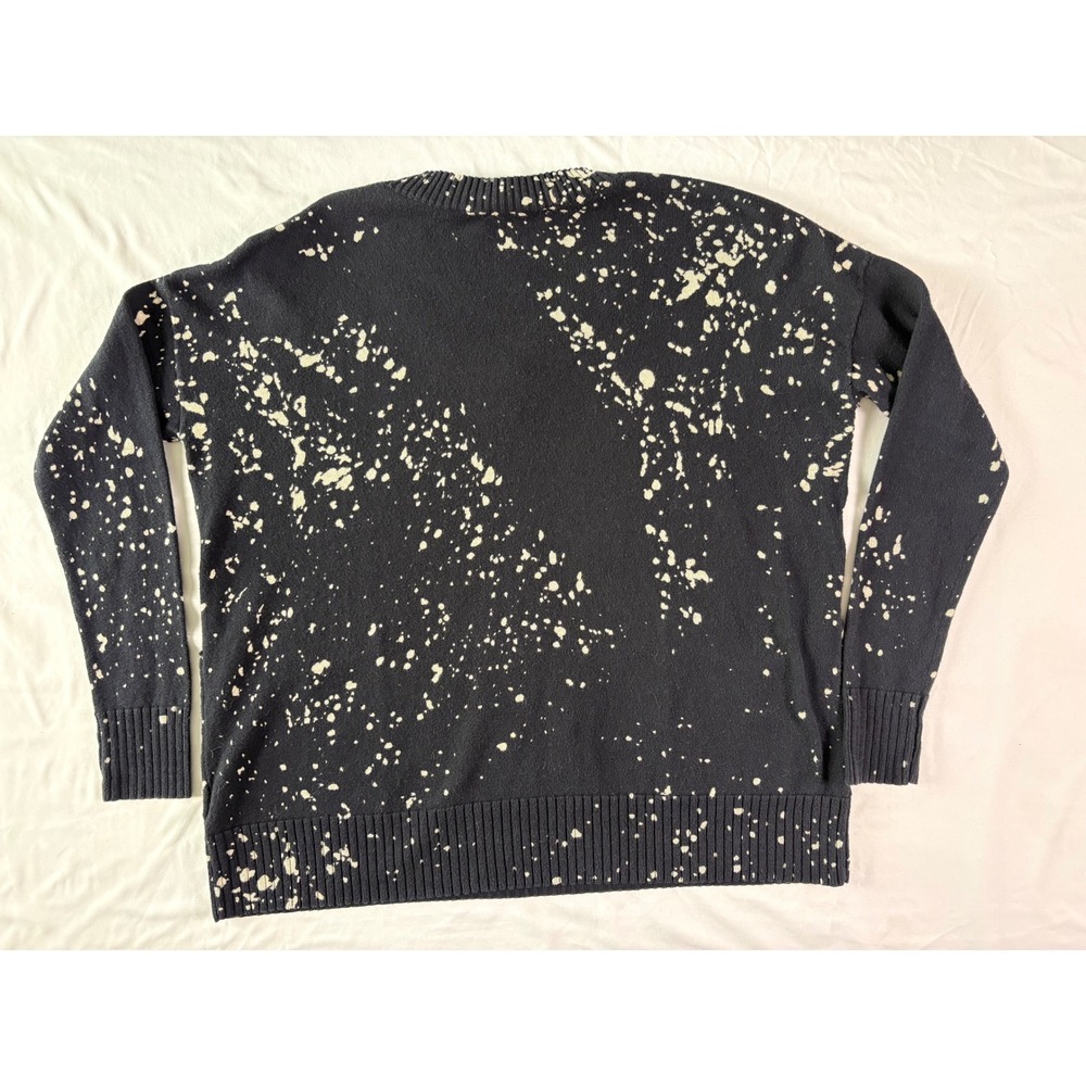 Lisa Todd Art Attack Paint Spatter Sweater Women S Cotton Cashmere Shabby Chic - Picture 9 of 9